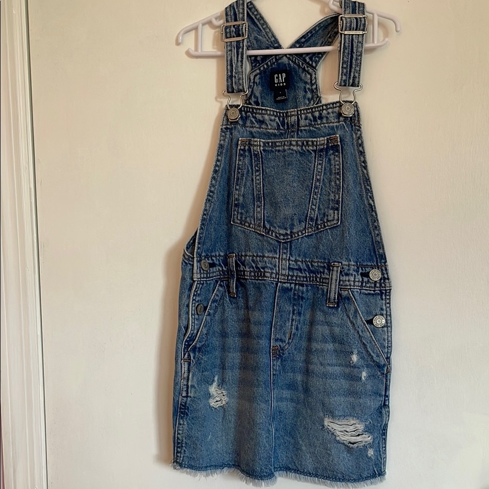 GAP Blue Denim Overalls with Adjustable Straps